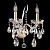 Бра Crystal Lux MONICA AP2 GOLD