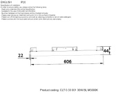 Светильник трековый магнитный Crystal Lux CLT 0.33 001 30W BL M3000K