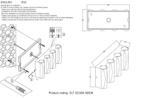 Бра Crystal Lux CLT 022W4 BL-GO 4000K