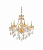 Хрустальная подвесная люстра Lumina Deco Eliza LDP 7025-6 GD