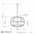 Подвесной светильник Lumina Deco Monterey LDP 1141-5 BK+MD