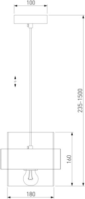 Подвесной светильник Arcada 50243/1