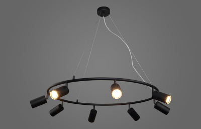 Светильник подвесной Crystal Lux CLT 015C8 D800 BL