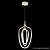 Светильник подвесной Crystal Lux PERA SP50W LED GOLD