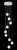 Светильник подвесной Crystal Lux GASPAR SP9 D300 WHITE