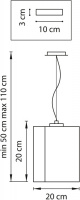 Подвесной светильник Nubi 802117
