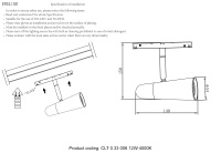 Светильник трековый магнитный Crystal Lux CLT 0.33 006 12W WH-CH 4000K