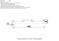 Светильник трековый магнитный Crystal Lux CLT 0.33 001 12W BL M3000K
