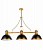 Подвесной светильник Lumina Deco Ettore LDP 710-3 BK+MD