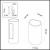 Настенный светильник Gips 4277/1W
