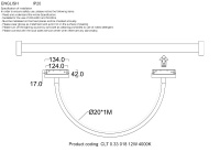 Светильник трековый магнитный Crystal Lux CLT 0.33 018 12W BL 4000K