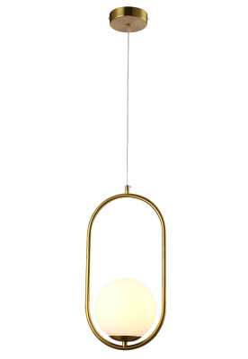 Светильник подвесной Crystal Lux CALLE SP1 BRASS