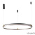 Люстра Crystal Lux FERNANDO SP88W LED COFFEE/BLACK