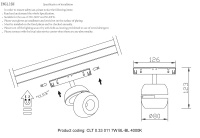 Светильник трековый магнитный Crystal Lux CLT 0.33 011 7W BL-BL 4000K