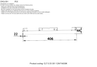 Светильник трековый магнитный Crystal Lux CLT 0.33 001 12W BL T4000K