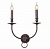 Бра Crystal Lux SUERTE BROWN AP2