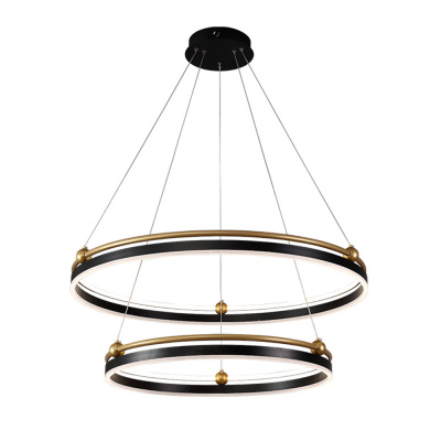 Люстра Crystal Lux FERNANDO SP123W LED  BLACK/GOLD