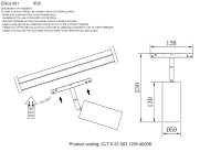 Светильник трековый магнитный Crystal Lux CLT 0.33 003 12W BL 4000K