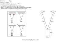 Светильник однофазный Crystal Lux CLT 0.31 014 BL