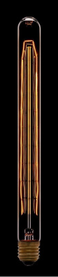 Лампа накаливания E27 40W трубчатая золотая 053-754