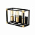 Бра Lumina Deco Waldorf LDW 1140-3 BK+MD