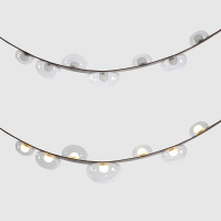 Светильник подвесной Crystal Lux BOSQUE SP7 L3000 BROWN/TRANSPARENT