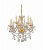 Хрустальная подвесная люстра Lumina Deco Eliza LDP 7026-6+3 SL+GD